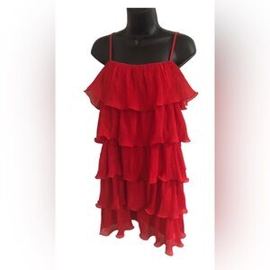 Sincerely Jules Vibrant Red Flapper Style Dress.
